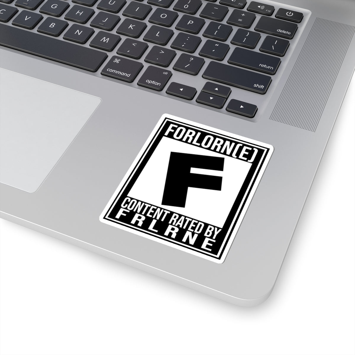 "rated-F" Sticker
