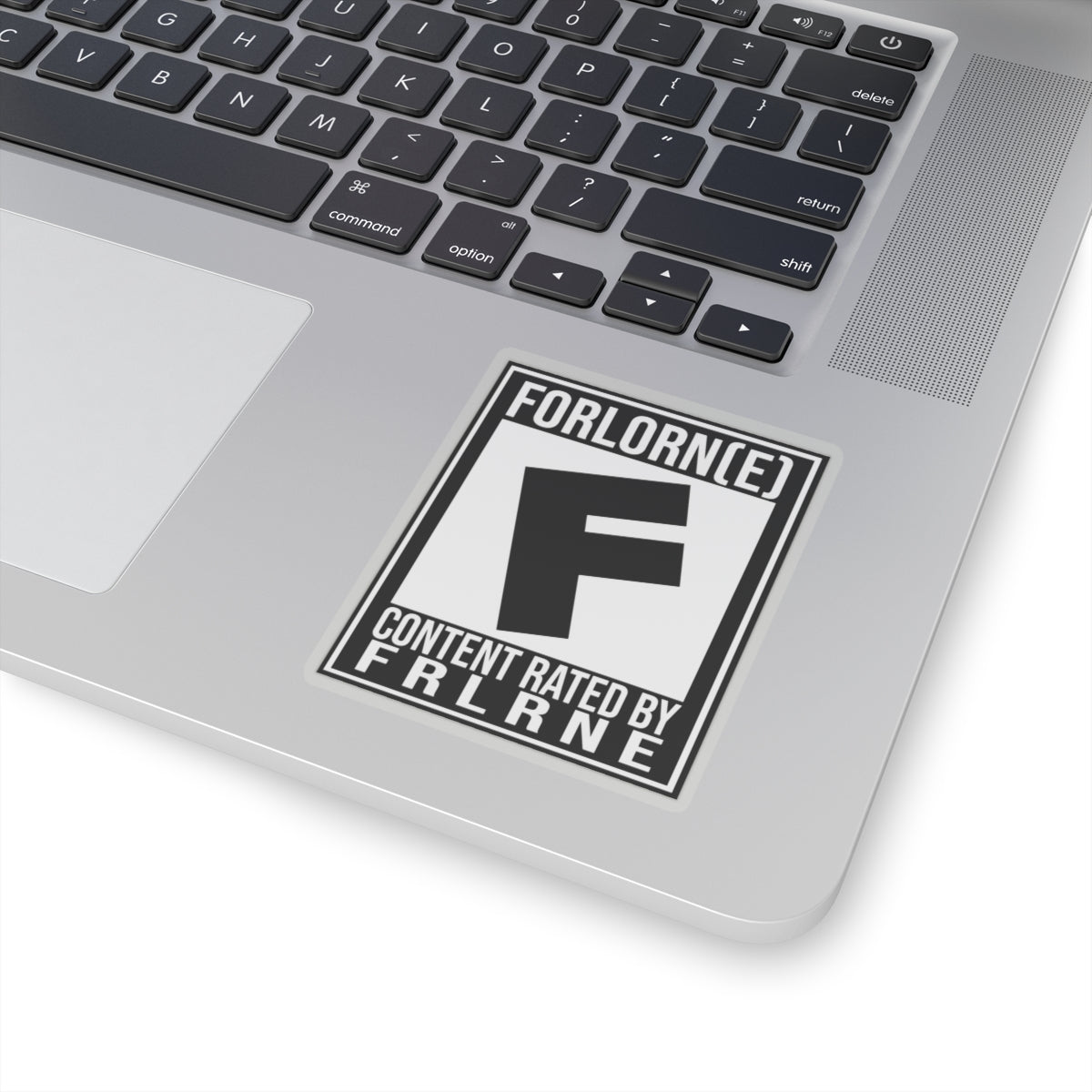 "rated-F" Sticker