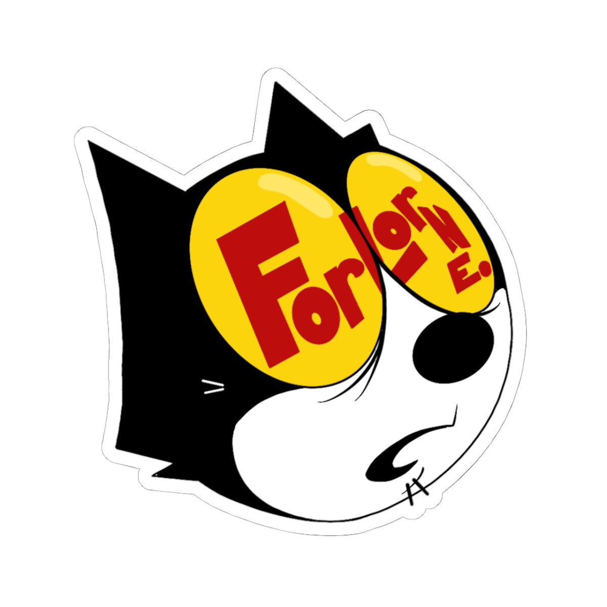 Forlorne Felix Sticker