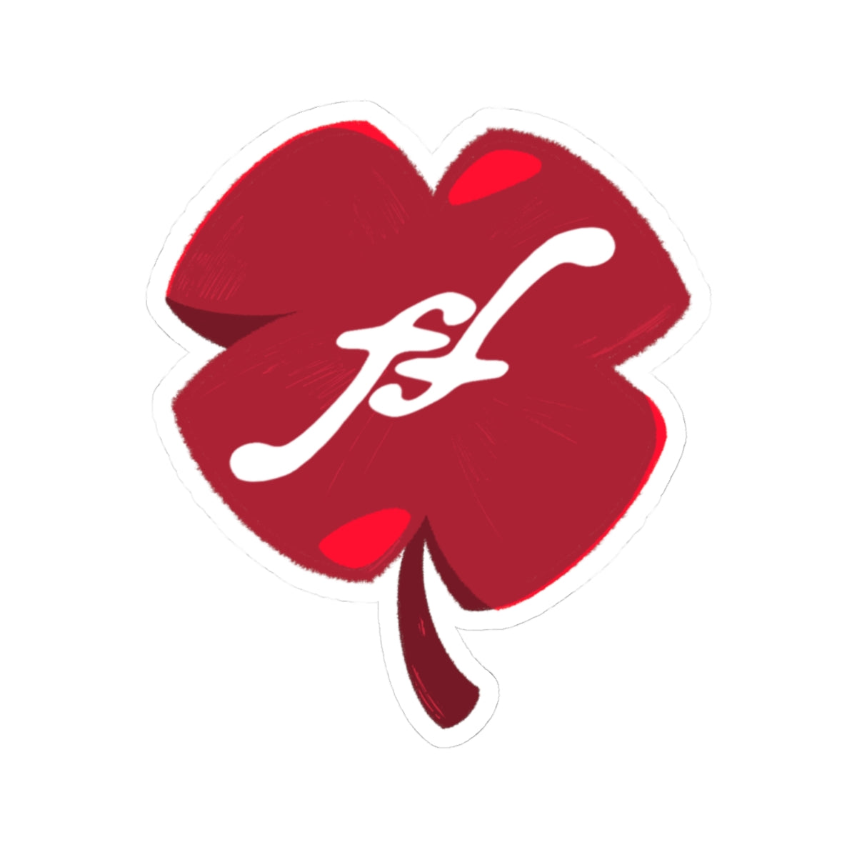 Forlorne-Clover Sticker