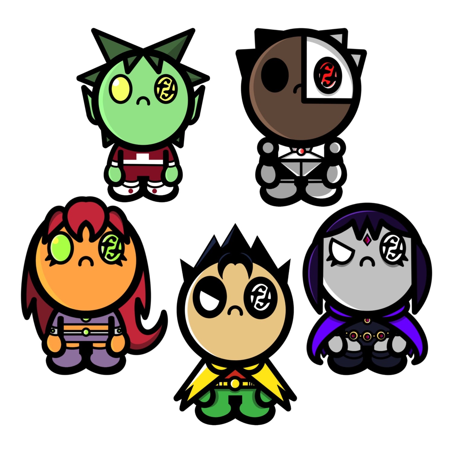 F.R.L.R.N.E Titans Stickers