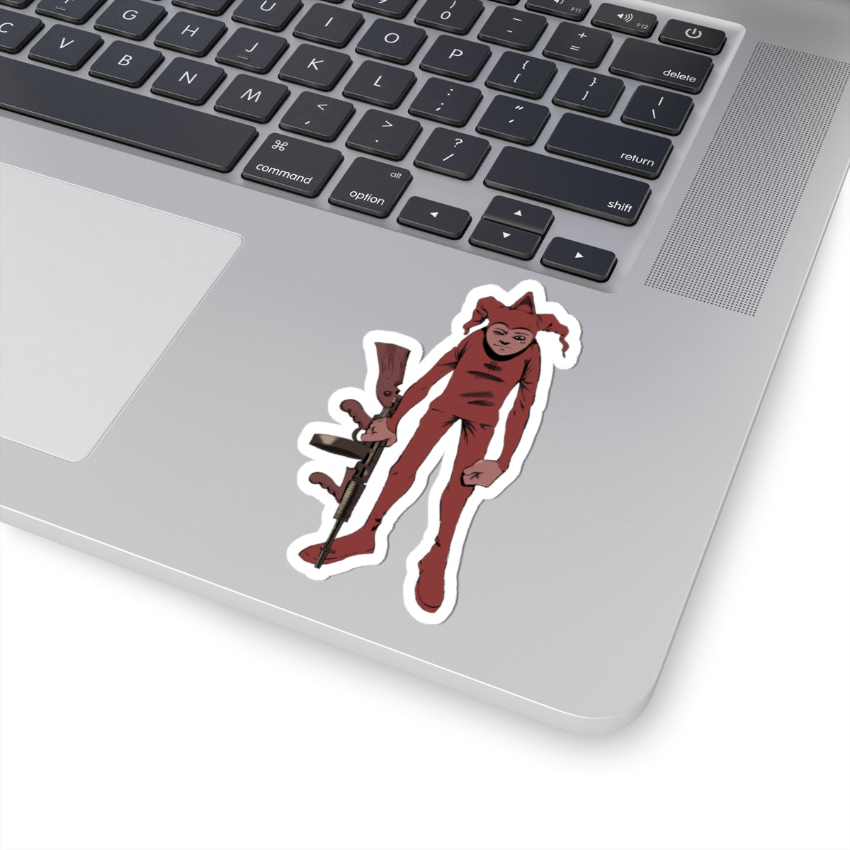 Hanging-Fool Sticker