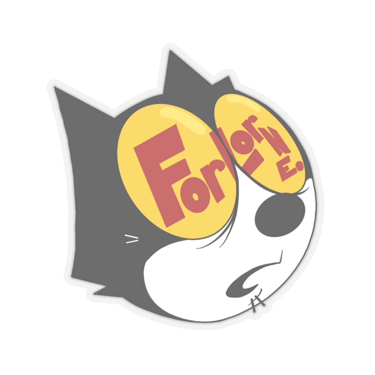 Forlorne Felix Sticker