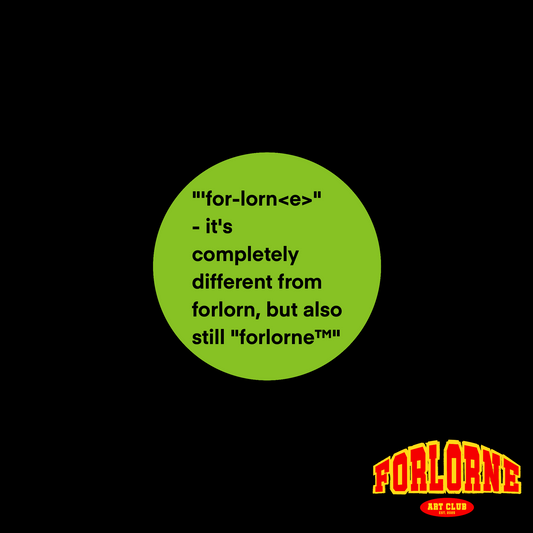 "Forlorne XFX" Pin